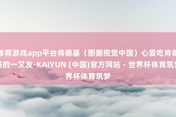 体育游戏app平台肯德基（图据视觉中国）心爱吃肯德基的一又友-KAIYUN (中国)官方网站 - 世界杯体育筑梦