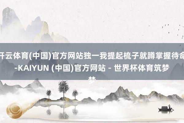 开云体育(中国)官方网站独一我提起梳子就蹲掌握待命-KAIYUN (中国)官方网站 - 世界杯体育筑梦